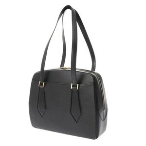Louis Vuitton Black Handbag Voltaire Noir Leather Epi
